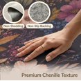 thumbnail image 6 of ODIKA 4'x6' Deep Floral Tones Vintage Elegance Washable Area Rug Intricate Botanical Pattern with Classic Charm for Home Office, Under Desk, Non-Slip Chair-Friendly, Flatwoven, 6 of 7