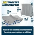 thumbnail image 3 of Ping Pong Table Cover Outdoor Waterproof, 600D Indoor Table Tennis Cover Fits Universal 9x5 FT Folding Tables and Flat Tables, Sunscreen Heavy-Duty Folding Table Tennis Table Cover, 3 of 7