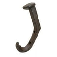 thumbnail image 4 of Pack Of 2 Cast Iron Rustic Western Rugged Railroad Nail Spike Wall Coat Hooks, 4 of 9