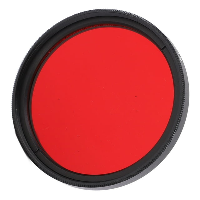 Fyydes Optical Glass Red Filter, Multi Layer Full Red Filter With Storage Box For Shooting