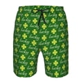 thumbnail image 3 of Logiee Happy St. Patrick's Day Print Mens Swim Trunks Quick Dry Board Shorts,Breathable Hawaii Beach Shorts Swimwear Bathing Suits-XX-Large, 3 of 6