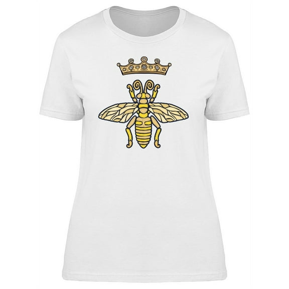 Bee With A Queen Crown T-Shirt Women -Image by Shutterstock, Female Large
