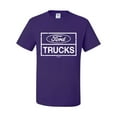 thumbnail image 2 of Wild Bobby, Ford Trucks White Sign, Cars and Trucks, Men Graphic Tee, Purple, 5X-Large, 2 of 4