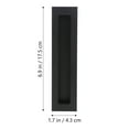 thumbnail image 3 of Tirador empotrado para puerta de armario, manija oculta para muebles, tirador para puerta corrediza, 3 of 5