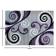 thumbnail image 4 of Flash Furniture Valli Rectangular Contemporary Black, Grey, Purple Area Rug, 8' x 10', 4 of 7