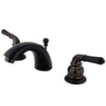 thumbnail image 6 of Elements Of Design ES2957 Double Handle 4" To 8" Mini Widespread Bathroom Faucet - Chrome, 6 of 7
