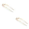 thumbnail image 3 of Wisewang Pinces à Cheveux Multicolores Simplicité Accessoires de Cheveux Support DIY Mode Rétro Bijou Cadeau Couvre-Chef en Forme de U Rose Kaki 2Ensemble, 3 of 6