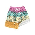 thumbnail image 3 of Tiijoy Teen Boys Swim Trunks Active Performance Swimming Shorts with Ice-Cream Print, 3 of 3