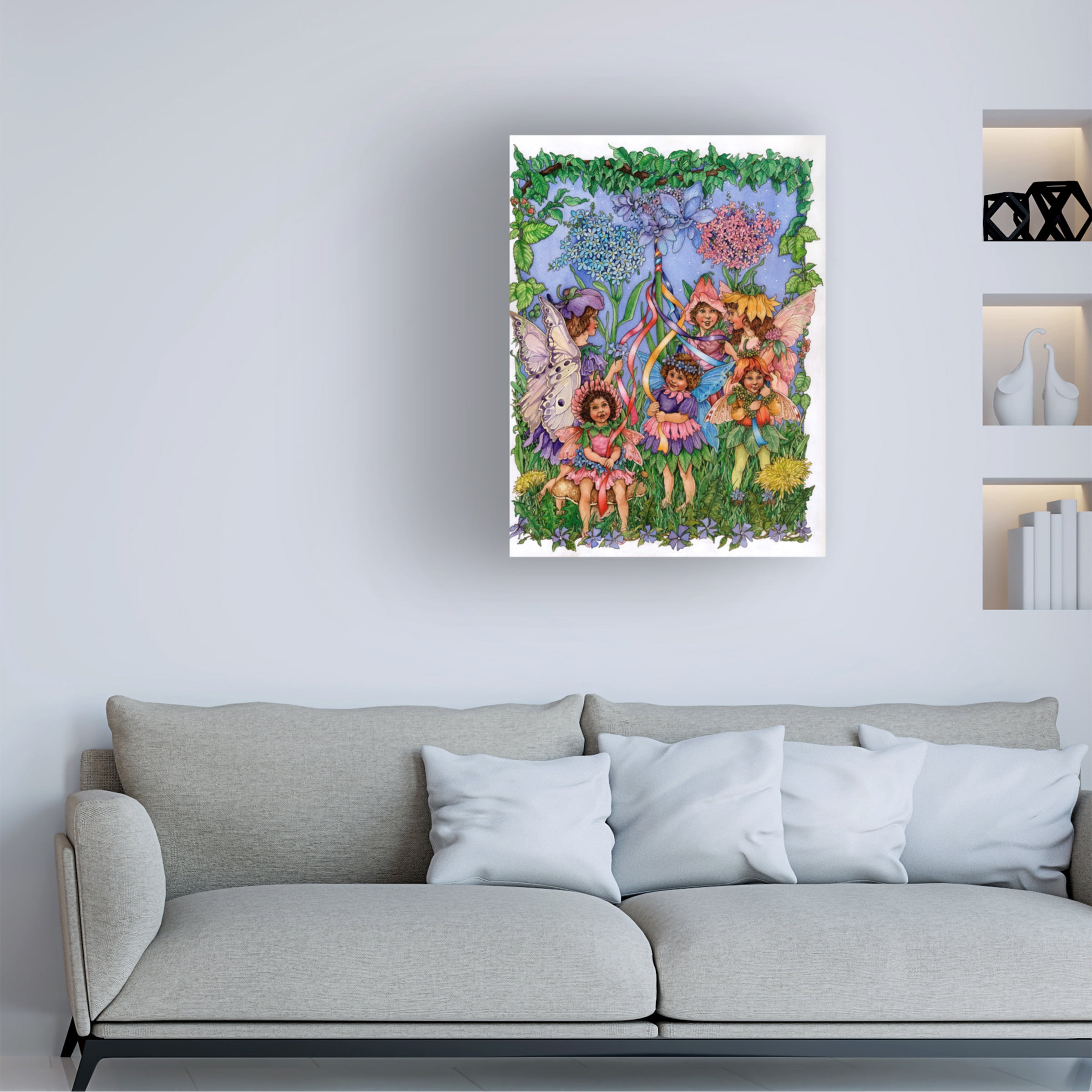 Wendy Edelson 'Farries' Canvas Art