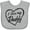 AC-Heather Grey, variant on Inktastic I Love My Daddy in Black Chalk Heart Boys or Girls Baby Bib