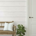 thumbnail image 4 of (2 pack) RoomMates White Shiplap Peel and Stick Wallpaper, 4 of 11