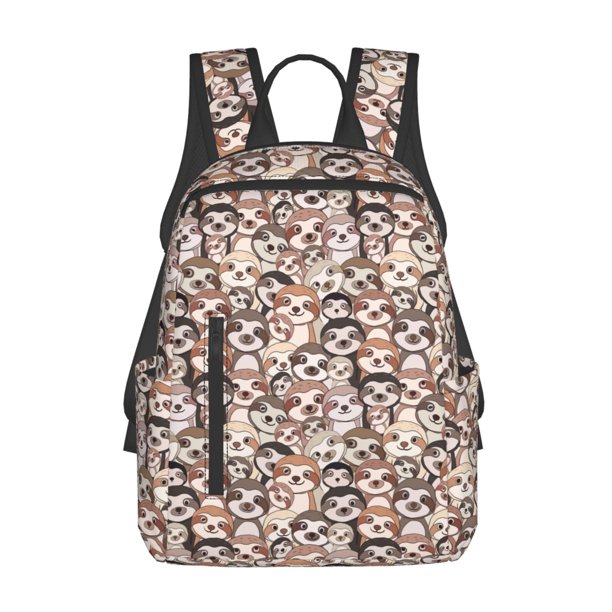 Easygdp Brown Sloth para Easygdp Yak - Mochila Casual Ligera y Resistente para Viaje y Senderismo para Hombres y Mujeres