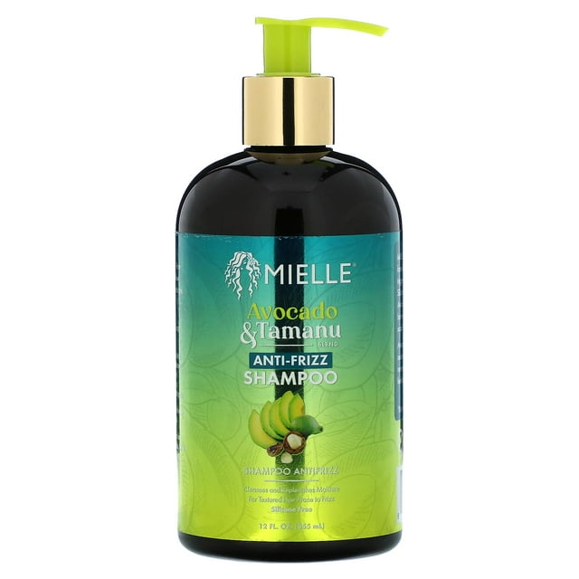 Champú Mielle Avocado & Tamanu Anti-Frizz 355 ml (paquete de 1)
