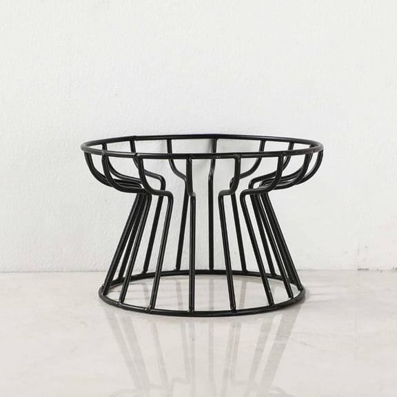 Cat And Dog Bowl Pet Feeding Dish Metal Raised Stand Cat Anti-Slip Food Bowl Water Feeder Cat Elevated Feeder Neck Pet Ceramic Bowl Black Raised Stand