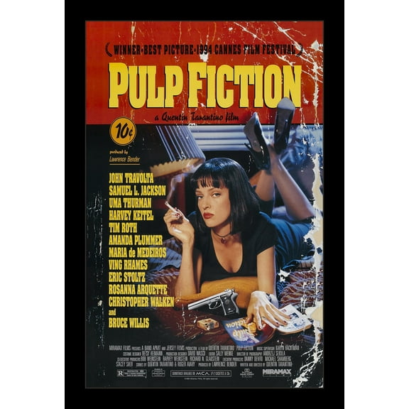 PULP FICTION - 11x17 Framed Movie Poster