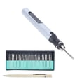 thumbnail image 1 of Bolígrafo de grabado eléctrico inalámbrico, 3,6 V, 8W, 3 niveles de velocidad, portátil, recargable por USB, para vidrio, piedra y Metal, 1 of 12
