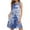 Blue summer dresses for women 2023, variant on Wycnly Formal Dresses for Women Loose Pocket Fashion Swing Tunic Tank Tshirt Short Dress Crewneck Sleeveless Plaid Print 2025 Summer Mini Dresses Orange l Clothes