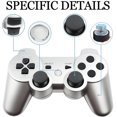 thumbnail image 4 of SAYDY PS3 Controller Wireless Bluetooth Gamepad Controllers for SAYDY 3 Controller PS3 Wireless Controller 2 Pack Sliver, 4 of 5