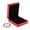 Red, variant on Coin Medal Presentation Display Box with Single Round Clear Coins For 38MM Diameter Coins, Great Gift Box For Collector Blue