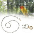 thumbnail image 1 of Arnés de entrenamiento para tobillera con cadena para pies de loros y pájaros de acero inoxidable (Psittacula eupatria), 1 of 8