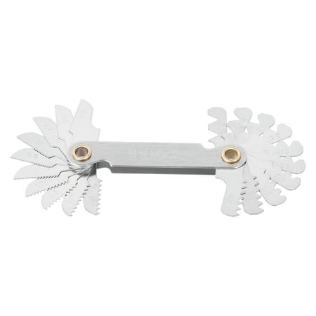 

0.5-7.0mm Screw Thread Pitch Cutting Gauge Tool Metric 60 Degree
