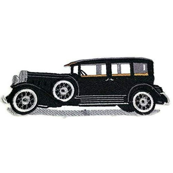 Classic1930 Cadillac Embroidery] Embroidered Iron On/Sew Patch [6.5" x 2.5"]
