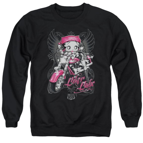 Betty Boop - Biker Babe - Crewneck Sweatshirt - X-Large