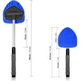 thumbnail image 2 of Windshield Cleaning Tool, Car Window Cleaner Windshield Cleaner with 4 Reusable and Washable Microfiber Pads and Extendable Handle Auto Inside Glass Wiper Kit, 2 of 6