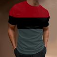 thumbnail image 2 of Sngxgn Menâs Active Crew Neck T Shirts Short Sleeve Tee(Black,M), 2 of 4