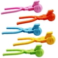 thumbnail image 2 of Snowball Cute Maker Kids Fun Pumpkin Shape Snowball Tongs Herramientas de invierno Amarillo JShteea El nuevo, 2 of 8