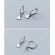thumbnail image 4 of Mini pendientes de gota colgantes de estrella pequeña de plata de ley para mujeres adolescentes aros de cartílago para dormir joyería bonita JAMW  Sencillez, 4 of 5