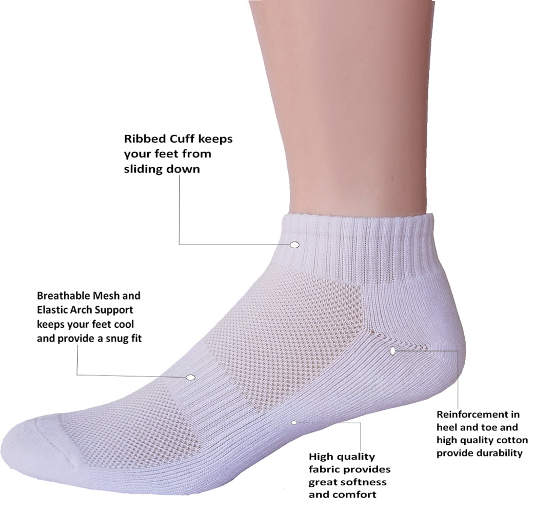 Yolev 4 Pairs Women's Lace Socks Mesh Lace Loose Socks Mesh Socks Ankle  High Socks For Women And Girls