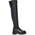 thumbnail image 5 of Steve Madden Industry Black Paris Pull On Rounded Toe Over The Knee Fashion Boot (Black Paris, 10), 5 of 7