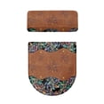 thumbnail image 5 of HELLHERO Floral Pattern Polyester Bathroom Toilet Cozy Set for Gift Thankful Fall Toilet Lid Dust Cover Set with Soft 2 Pcs Set, Easter, 5 of 8