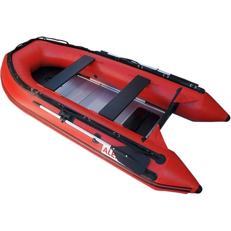 ALEKO Inflatable Boat - Aluminum Floor - 10.5 Feet - (Best 12 Foot Aluminum Boat)