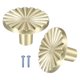 thumbnail image 1 of Uxcell 2-Pack Perillas de Gabinete Cepilladas, Manijas de Perilla Redonda Moderna de Aleación de Zinc [Dorado Oscuro], 1 of 1