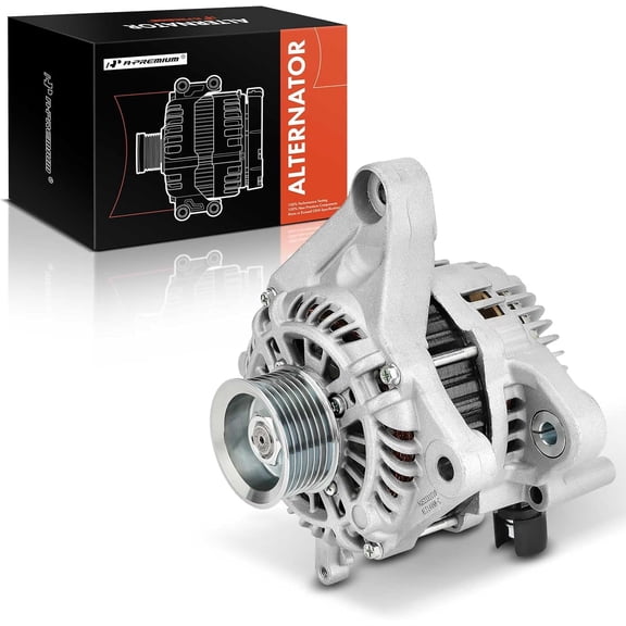 A-Premium Alternator Compatible with Honda Accord 2013 2014 2015 2016 2017 2.4L, 12V 110A 7-Groove Pulley Clockwise, Replace# A5TL0591ZC, AHGA87