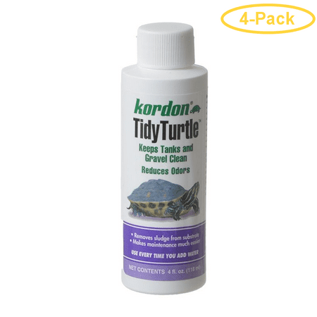 Kordon Tidy Turtle Tank Cleaner 4 oz - Pack of 4 (Best Way To Clean A Turtle Tank)