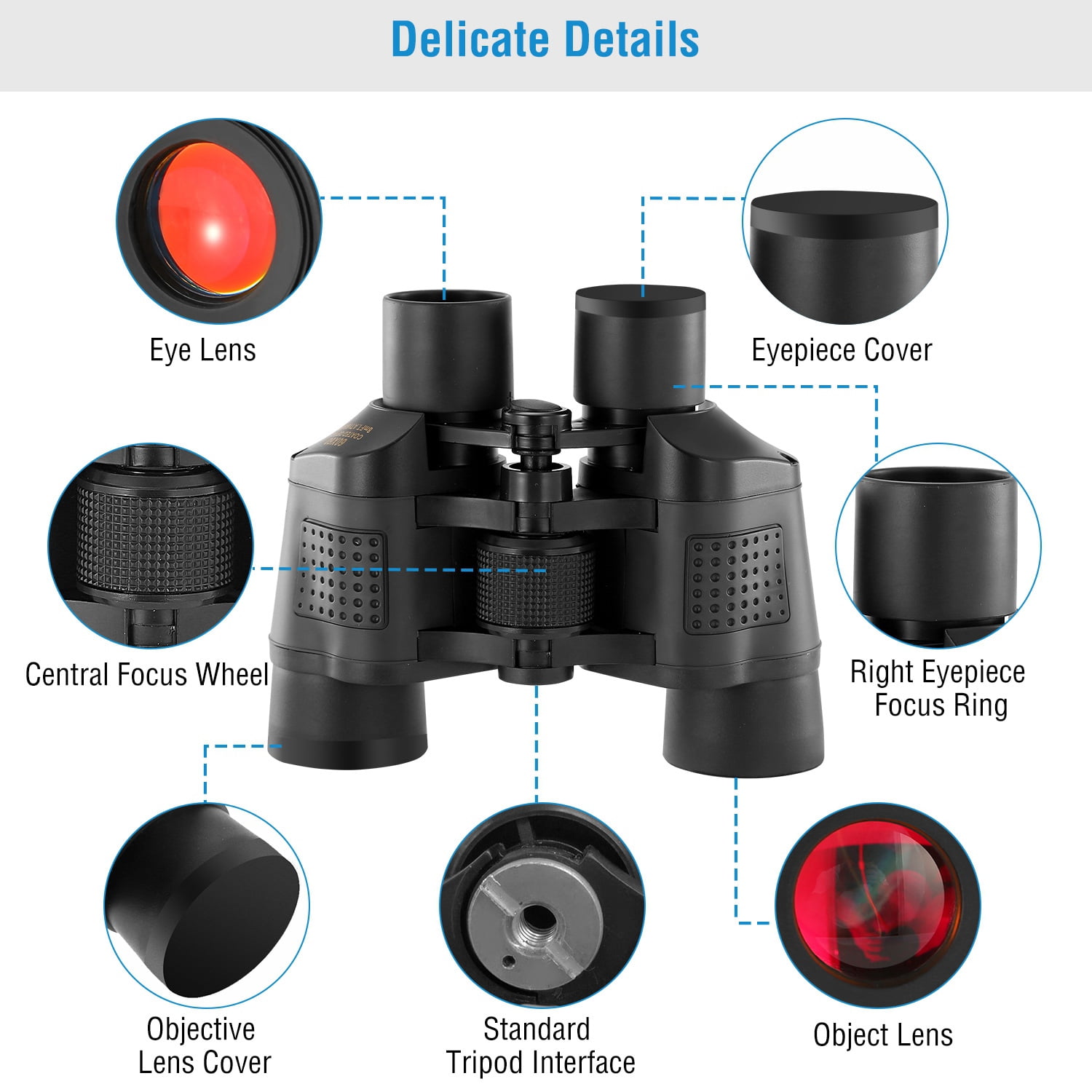 Binocular 60x50 for Adults,  High Power Binocular with FMC Lens, Night vision binoculars, Bird Watching Hunting Hiking Travel