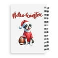 thumbnail image 2 of Hello Winter Boston Terrier Football Snowman Welcome Snowy Morning Spiral Bound Journal Gentleman Dog Lover Gifts 5x7in Spiral Notebook - 01012, 2 of 5