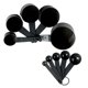 thumbnail image 3 of Tazas de Cucharas medidoras de plástico Yotijar Cuchara medidora Negro, 3 of 10