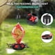 thumbnail image 4 of Bird Feeder with 5 Perches Hand Blown Glass Bird Feeders C, 4 of 5