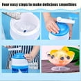 thumbnail image 4 of Manual Shaved Ice Maker  Slushie & Snow Cone Machine  Small Household Ice Shaver for Smoothies  Summer Parties., 4 of 5