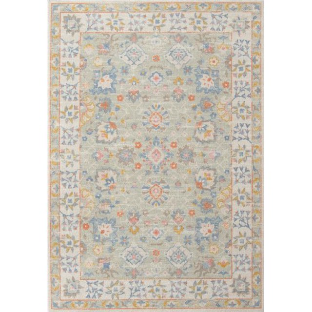 Momeni ANATOANA-8LBL5376 5 ft. 3 in. x 7 ft. 6 in. Anato-8 Rectangle Rug - Light Blue