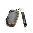 thumbnail image 2 of Vitodeco Genuine Leather Smart Key Fob Case Compatible with KIA Soul, Seltos, Sportage, NIRO, Sorento, Telluride, Rio, Forte, K5 2022-2025 New Emblem (4-Button, Black), 2 of 5