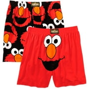 Sesame Street - Men's Elmo Boxers, 2-Pack