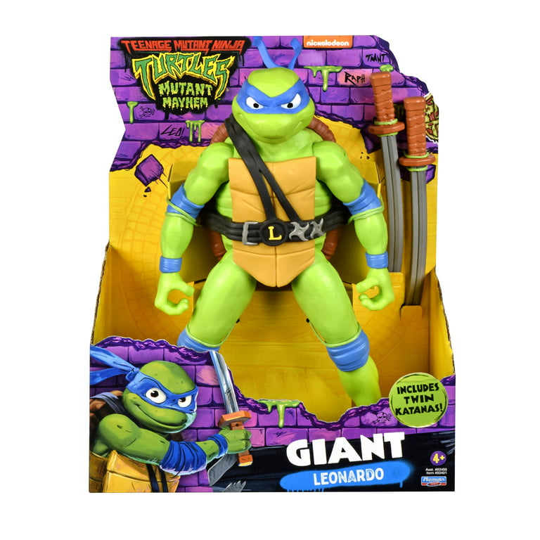 Teenage Mutant Ninja Turtles: Mutant Mayhem 12” Giant Leonardo Figure by  Playmates Toys