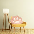 thumbnail image 4 of Cat Paw Cushion Comfy Kawaii Chair Plush Cushions Shape Lazy Pillow for Gamer Chair 28"x 24" Cozy Floor Cute Seat Kawaii for Girl Worker Gift, Dining Room Bedroom Decorate White, 4 of 6