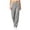*Gray, variant on VBVC Women's Crossover V-Waist Wide Leg Pants , High Waisted Seam Front Trousers For Women , Ladies' Yoga Workwear Bottoms with Pockets, Black , S-2XL