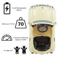 thumbnail image 3 of Lil' Rider 6V Kids Ride on Car with Remote Control for Ages 3-6 (Cream), 3 of 8